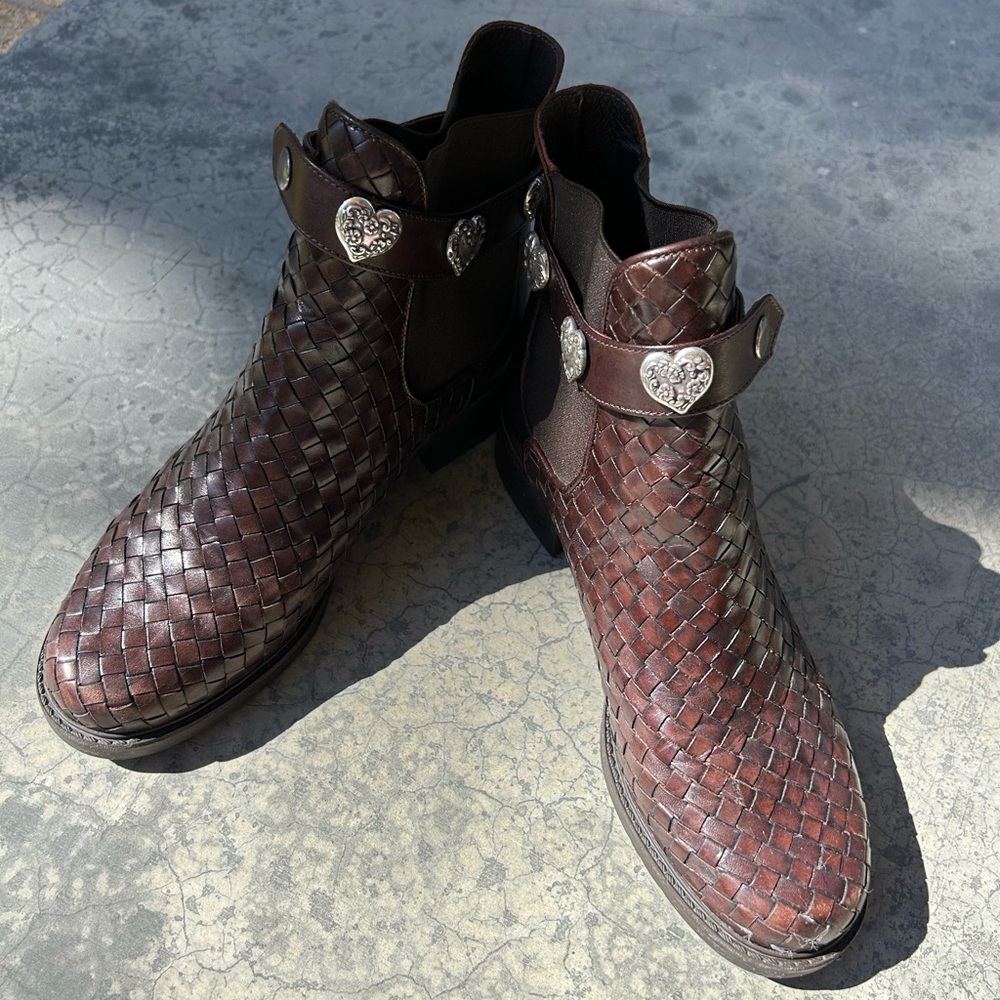 Brighton leather booties size 7.5 - Picture 10 of 15